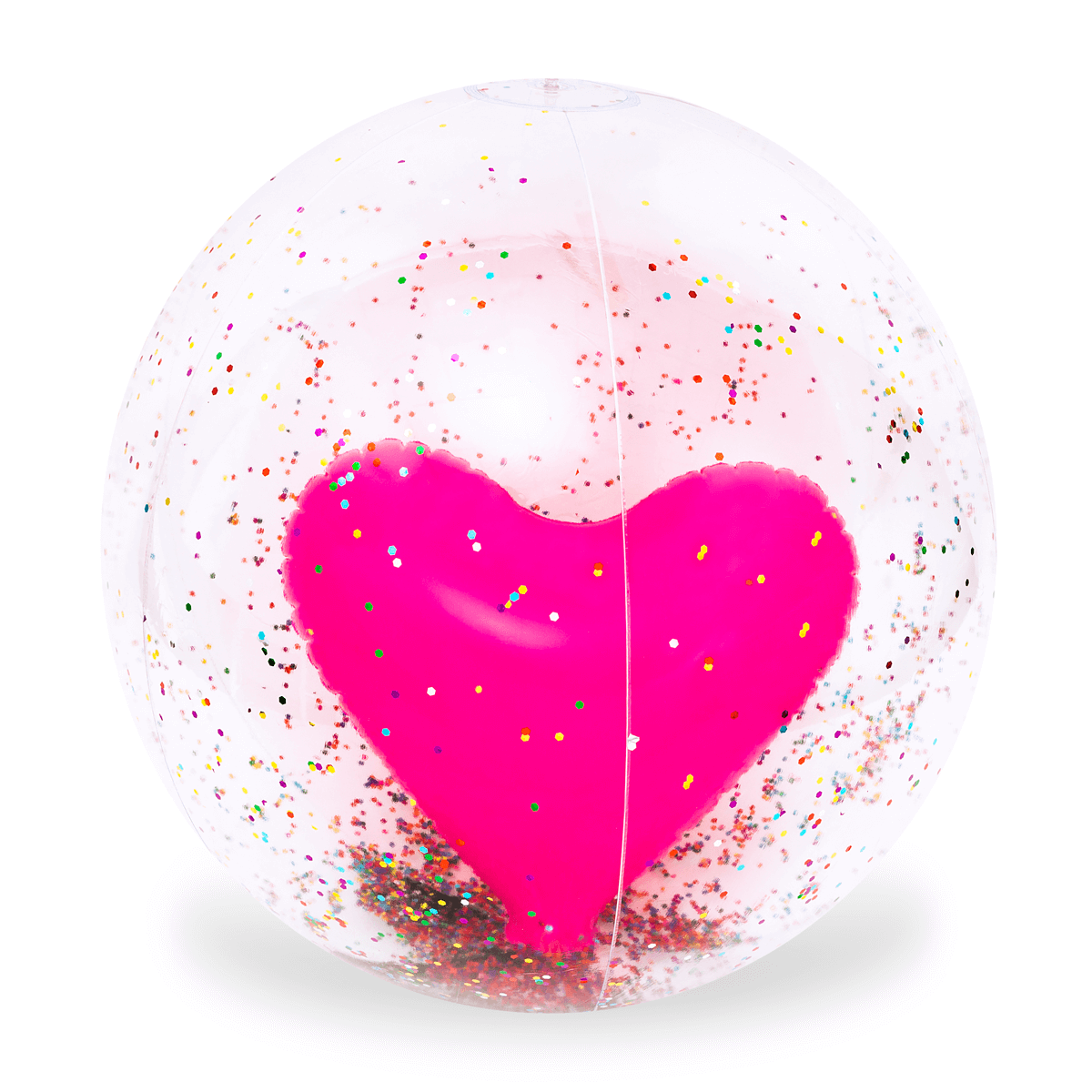 Inflatable Giant 85cm Pool Toy - Heart Beach Ball