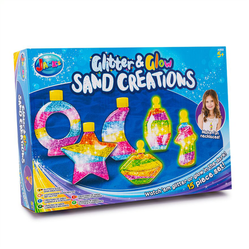 Jacks Glitter and Glow Sand Creations