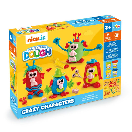 Nick Jr. Ready Steady Dough Crazy Characters Playset