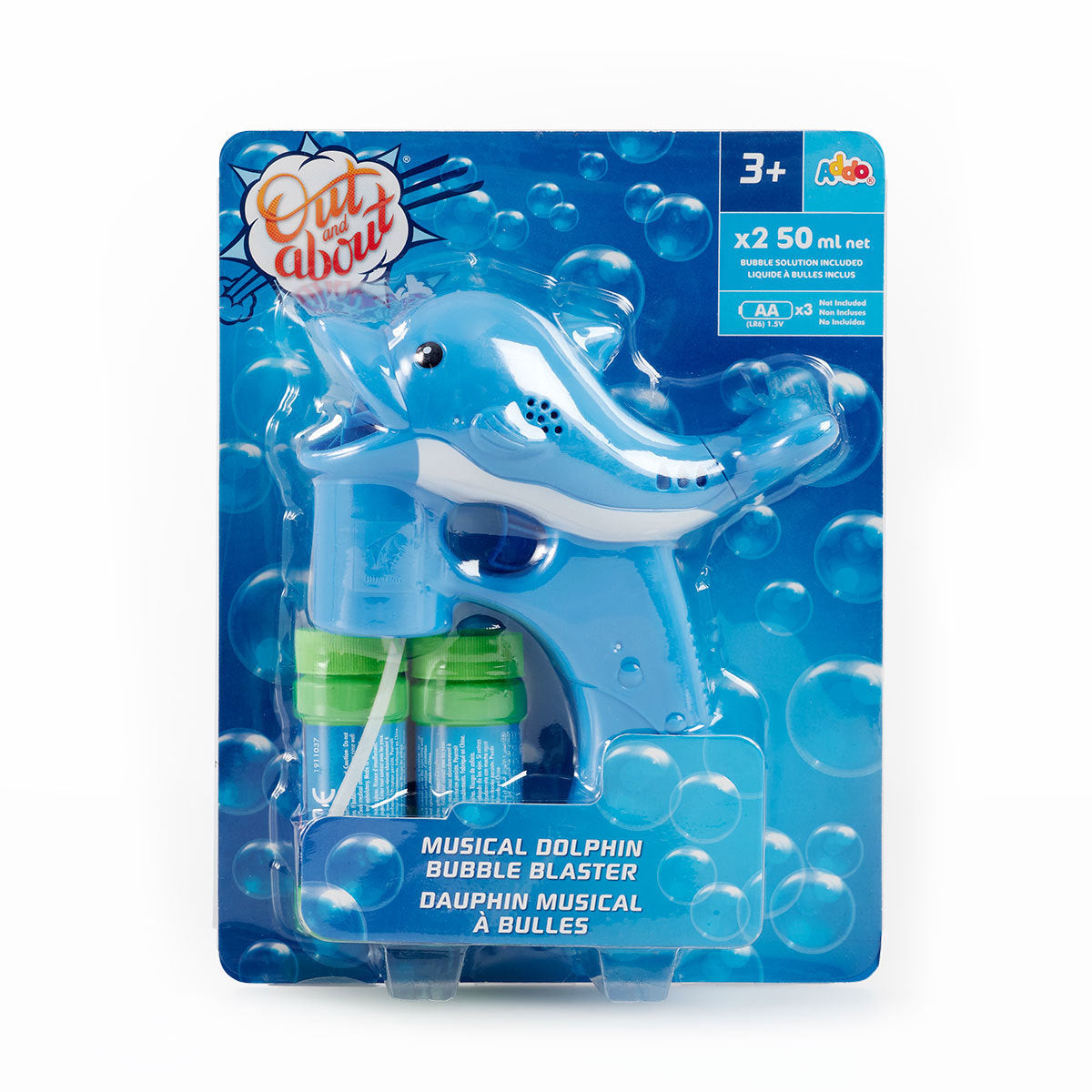 Out & About Musical Dolphin Bubble Blaster