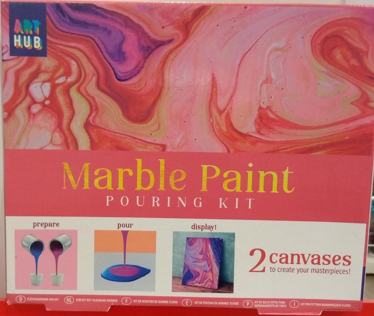 Paint Pouring Fine Art Kit