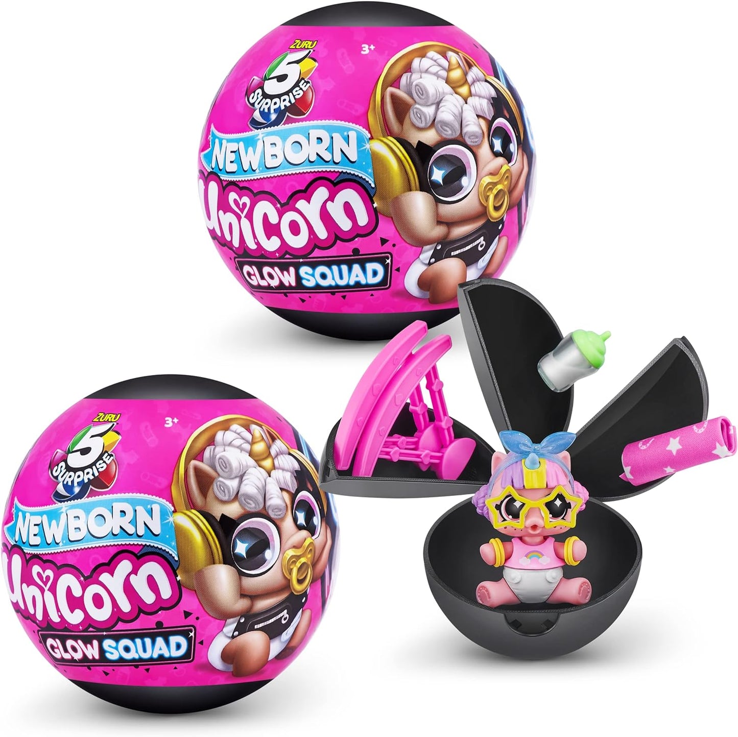 5 Surprise Unicorn Squad Series 6 Newborn Unicorn Glow Squard