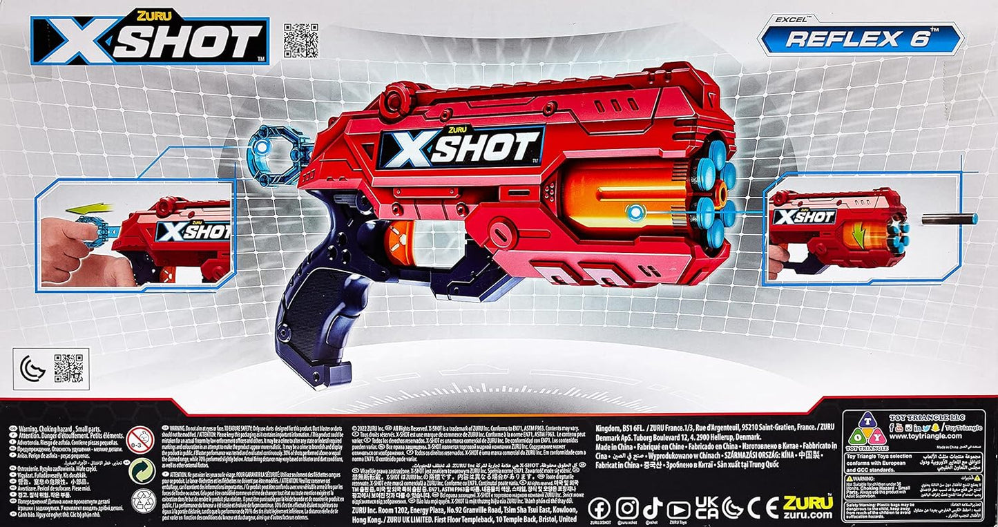 X-Shot Reflex 6 Foam Arrow Gun - 27M Range