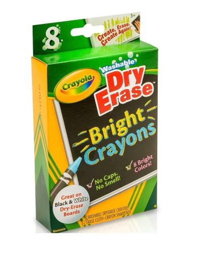 Crayola 8ct Washable Dry Erase Bright