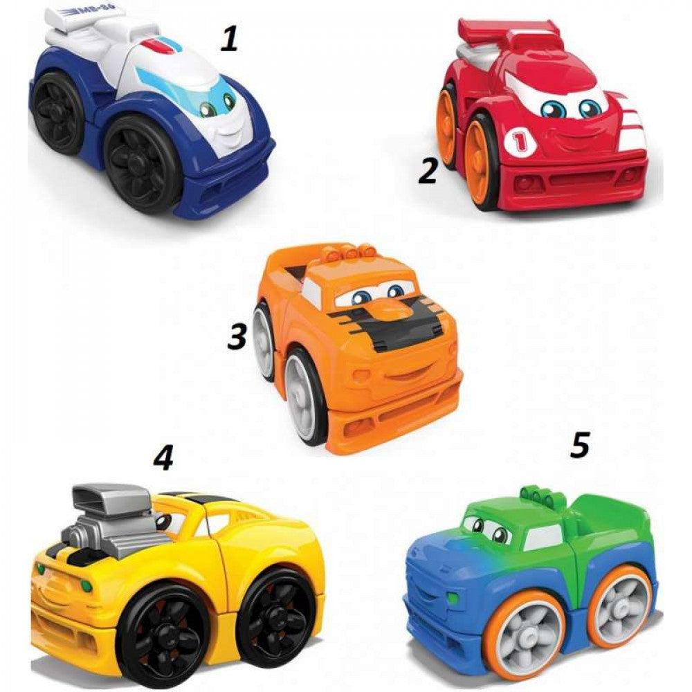 Mega Bloks - Mini Vehicles Blocks (Styles Vary) One Supplied