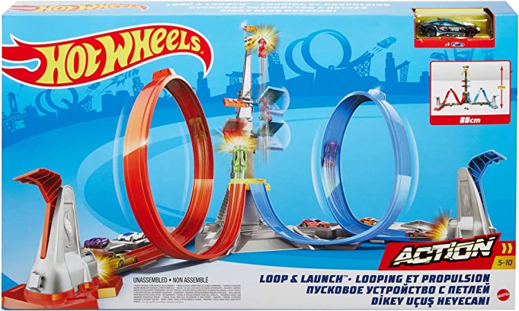 Hot Wheels Loop & Launch Track Set