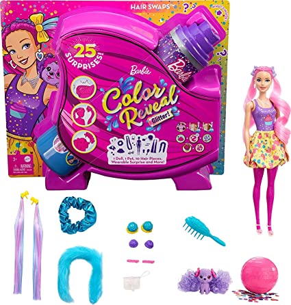 barbie doll hair set