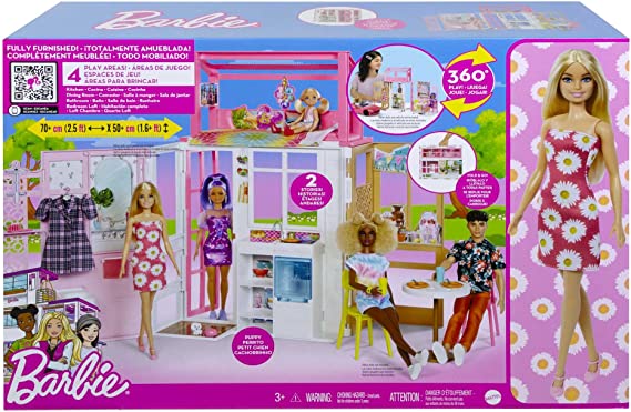 Barbie - House With Doll HCD48