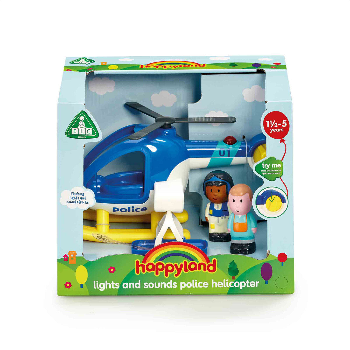 Happyland Lights and Sounds Police Helicopter
