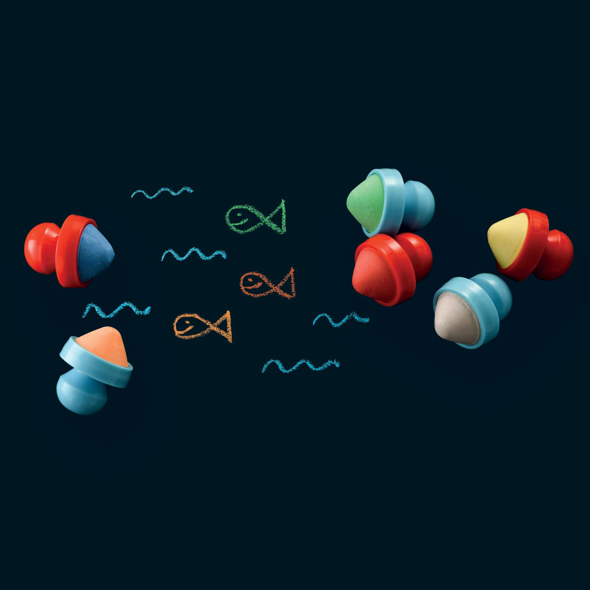 Early Learning Centre Bits & Basics Easy-Grip Chalk Tub