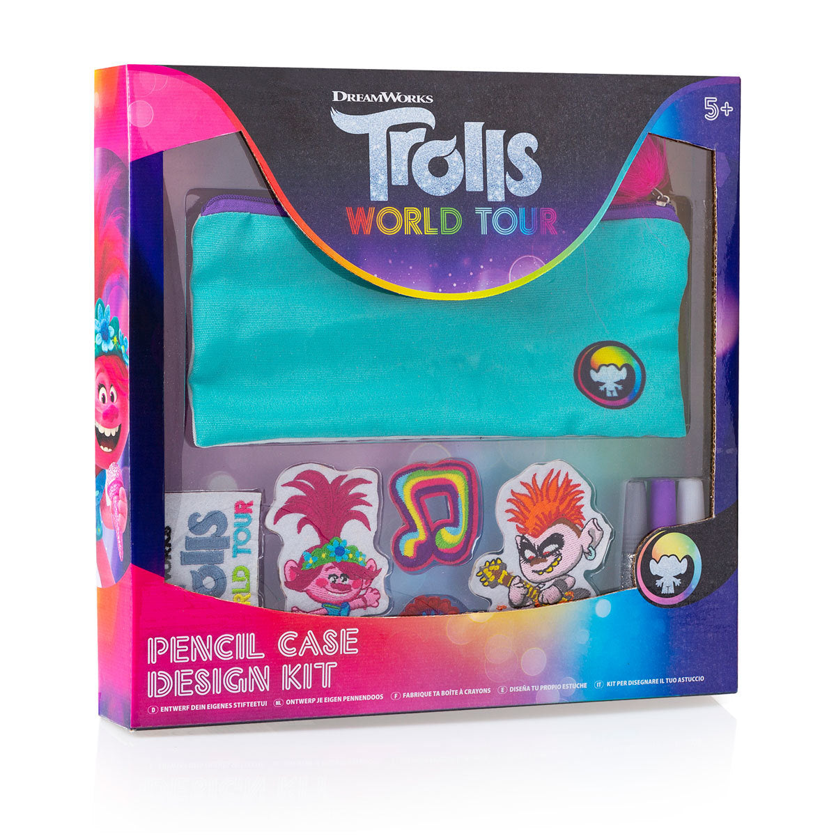 Trolls World Tour - Pencil Case Design Kit