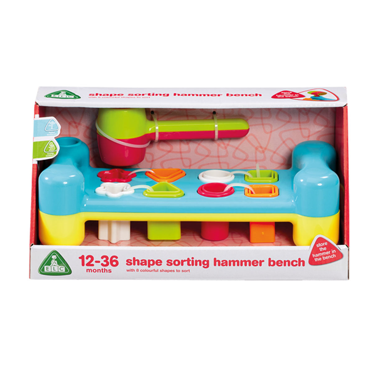 Early Learning Centre Shape Sorting Hammer Bench – The Entertainer