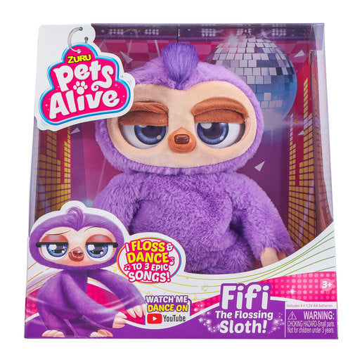 Pets Alive Fifi the Flossing Sloth Robotic Toy