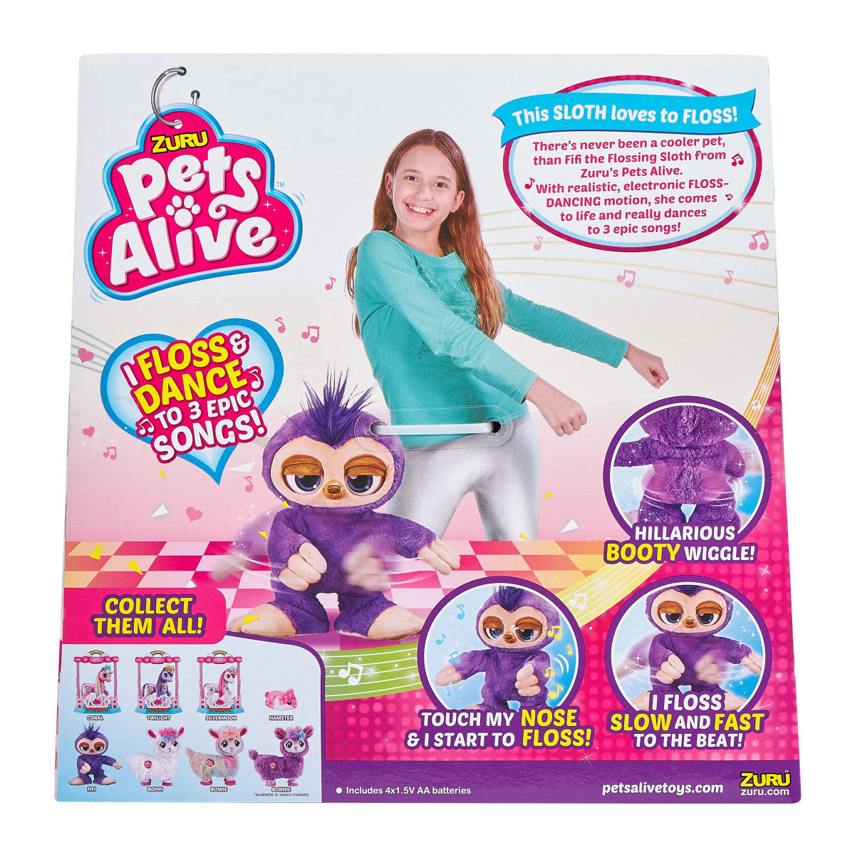 Pets Alive Fifi the Flossing Sloth Robotic Toy