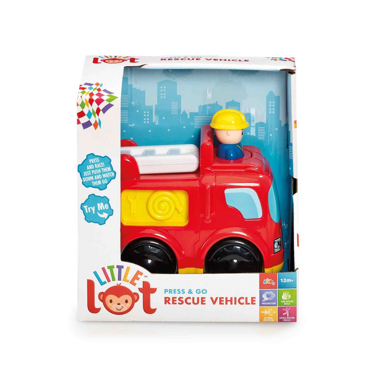 Little Lot - Press & Go Rescue Vehicle