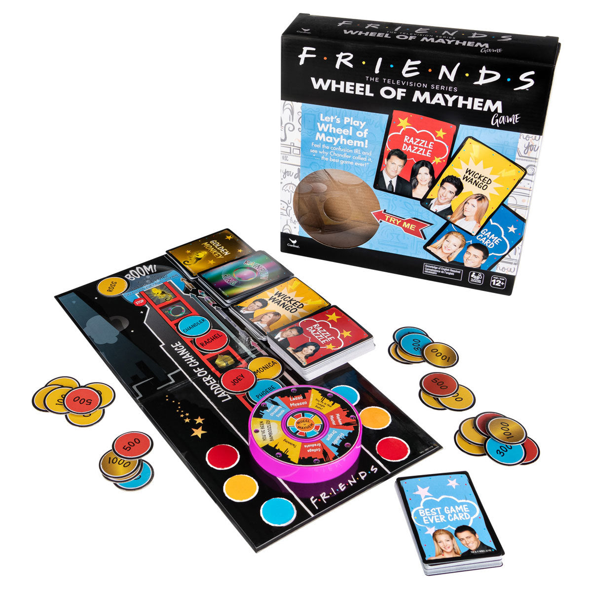 Friends Wheel Of Mayhem Game