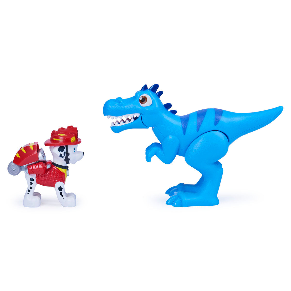 Paw Patrol Dino Rescue Figures and Mystery Dinosaur - Marshall and Velociraptor