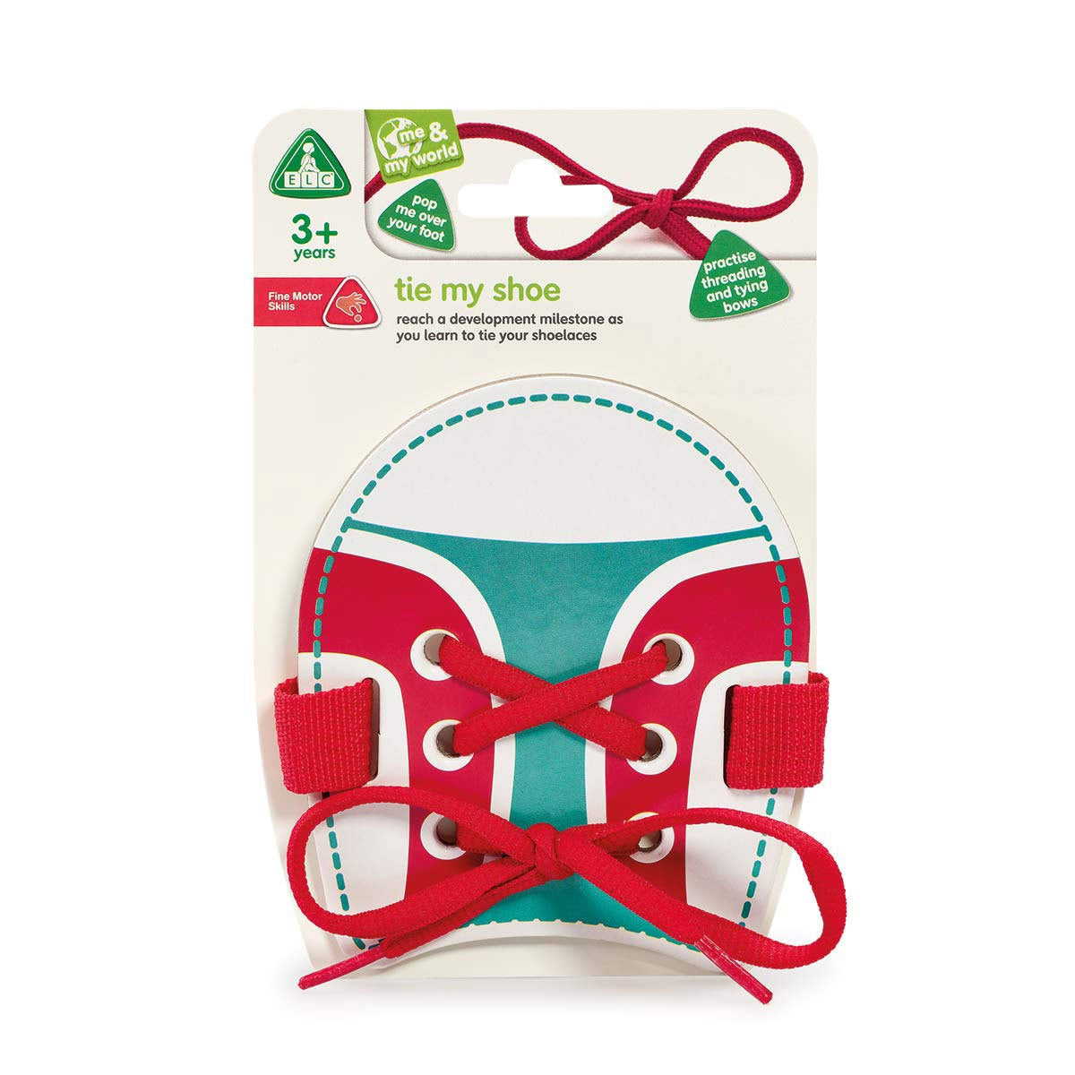 Early Learning Centre Tie My Shoe Threading Card