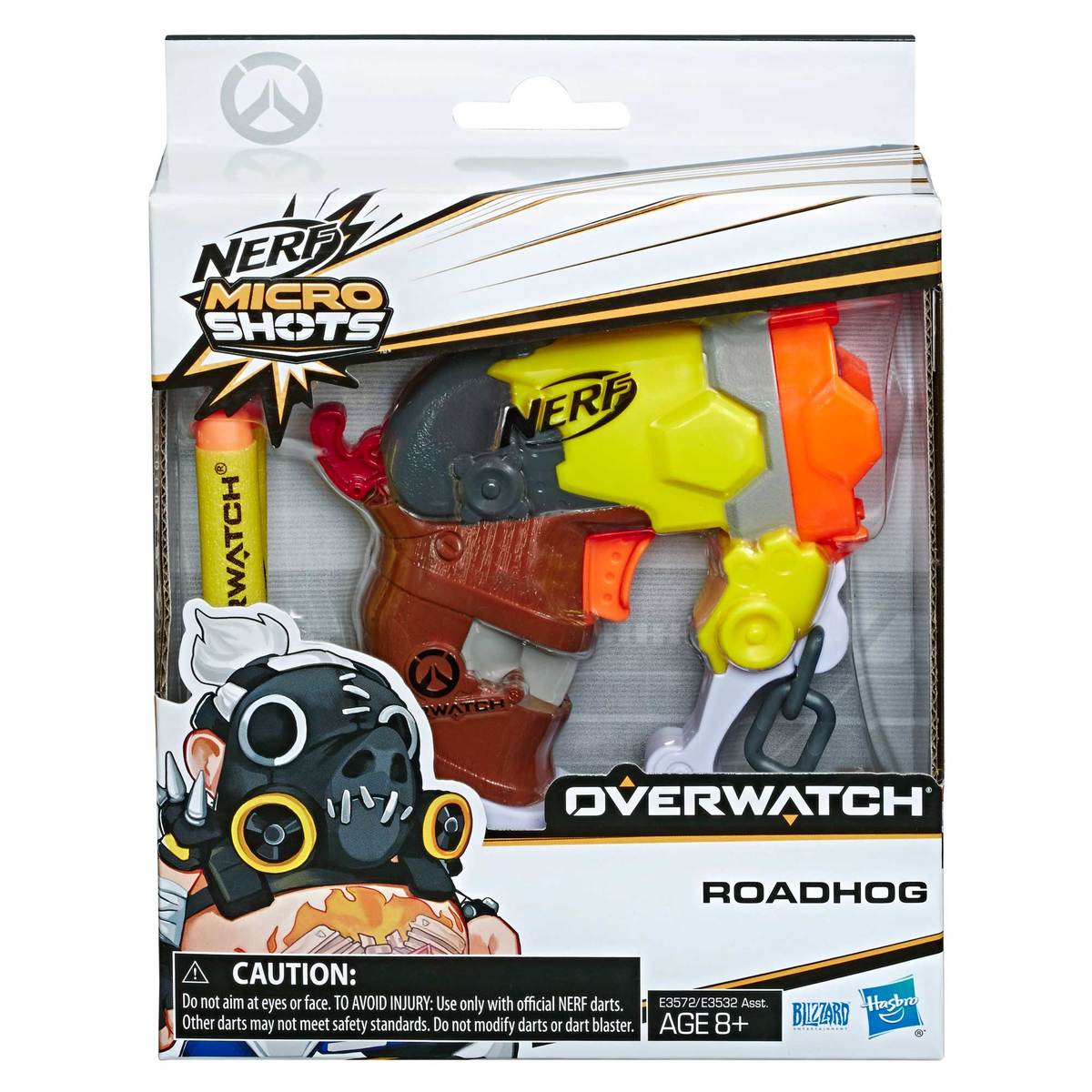 Nerf MicroShots Overwatch Dart Blaster (Styles Vary)