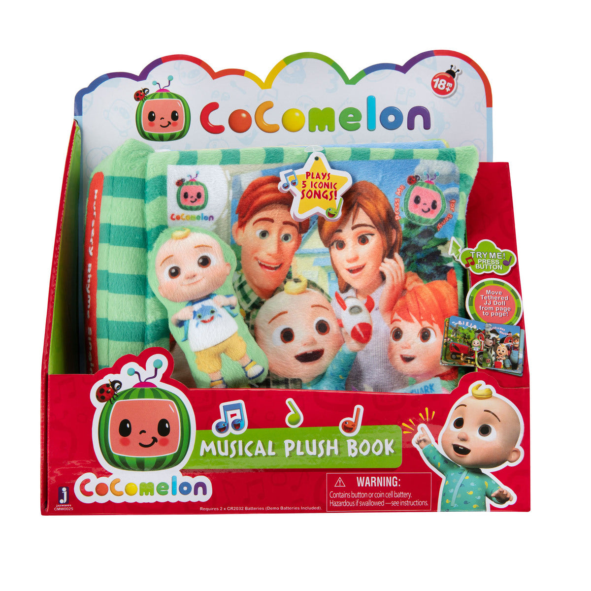 CoComelon Nursery Rhyme Plush Audiobook