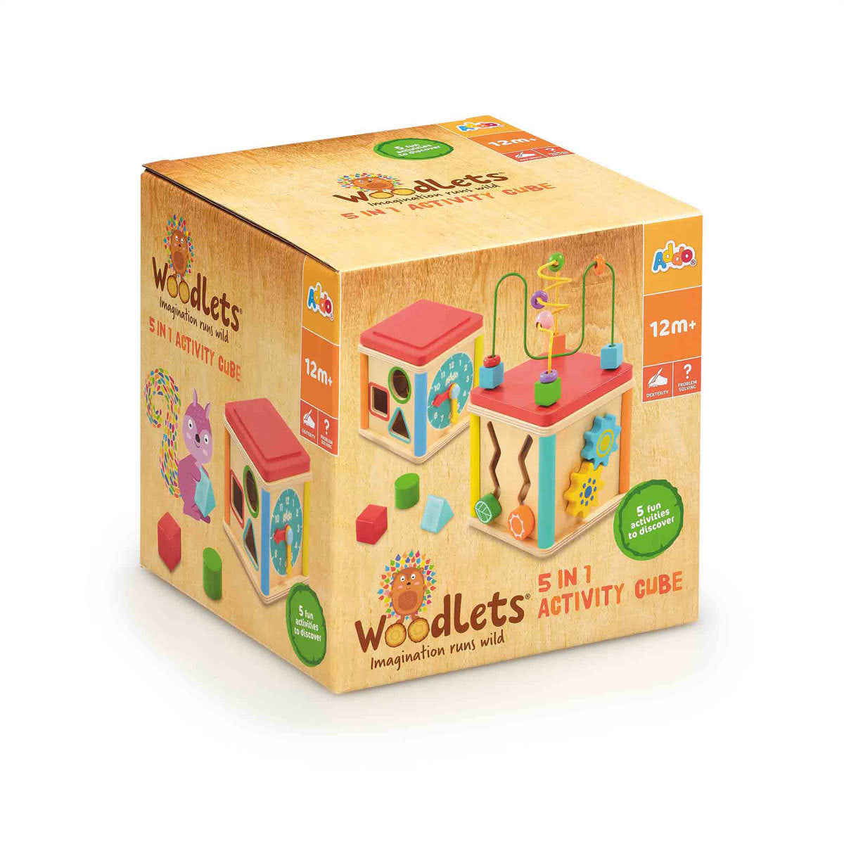 Woodlets 5 in 1 Activity Cube