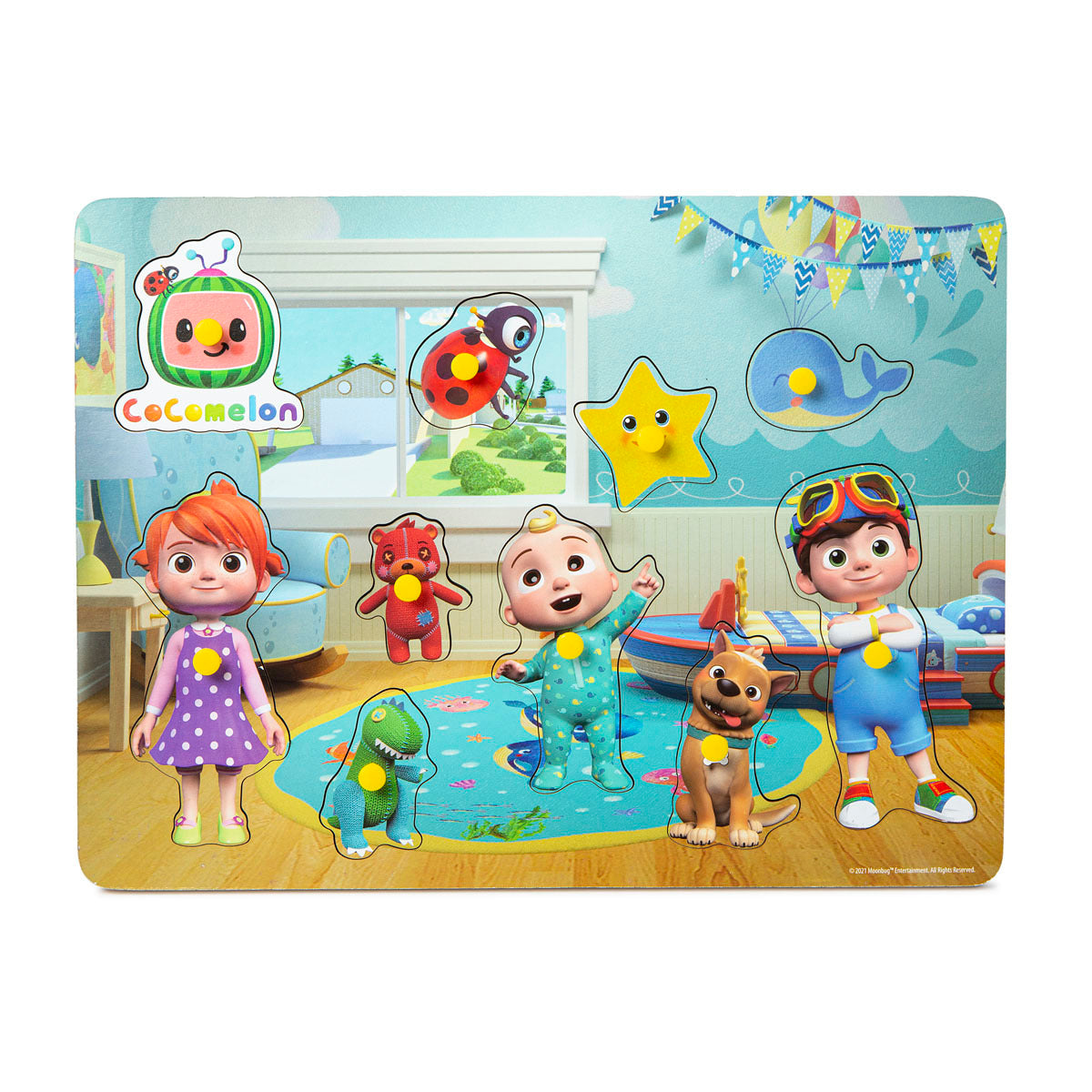 CoComelon Character Peg Board