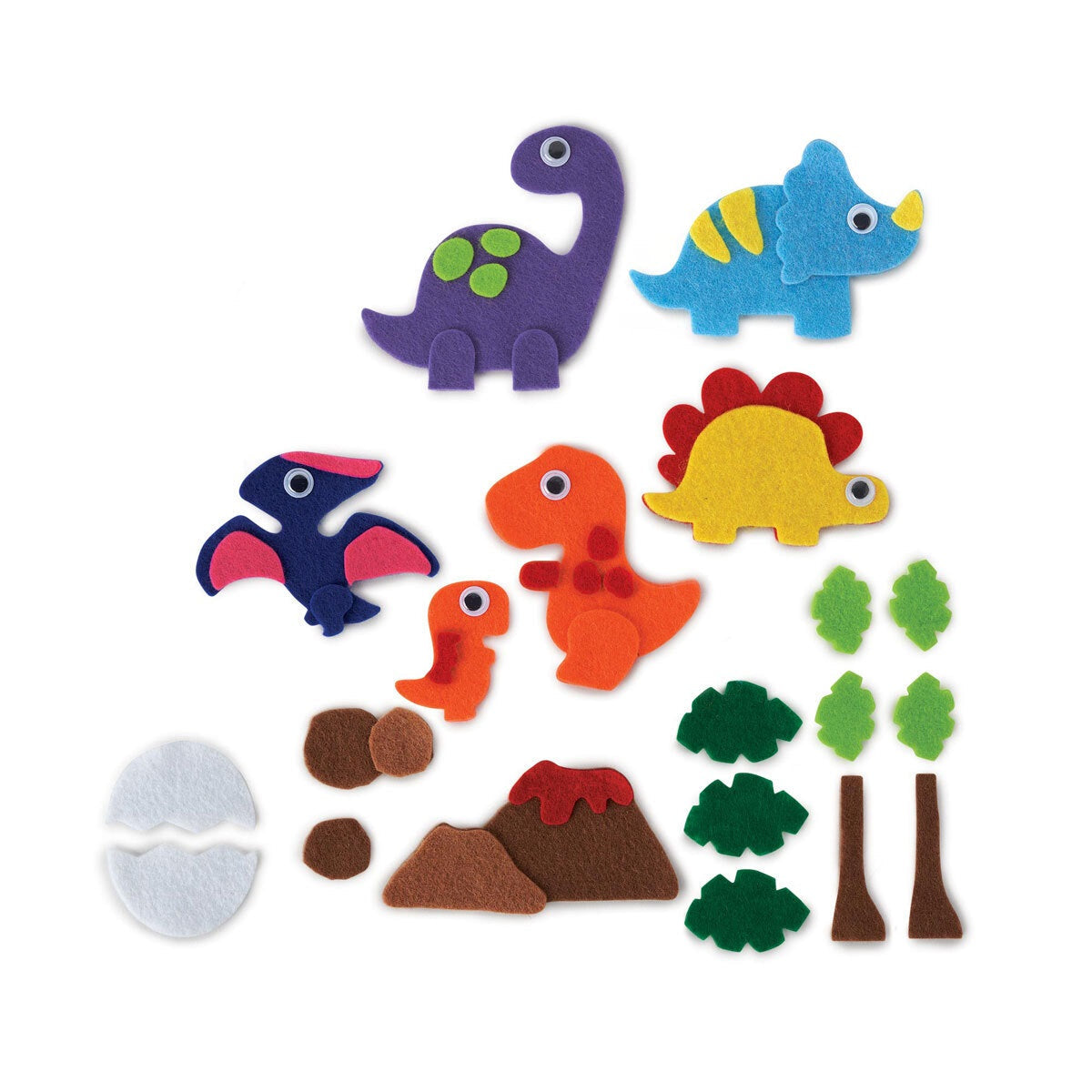 Early Learning Centre Dinosaur Make and Play Felt Picture