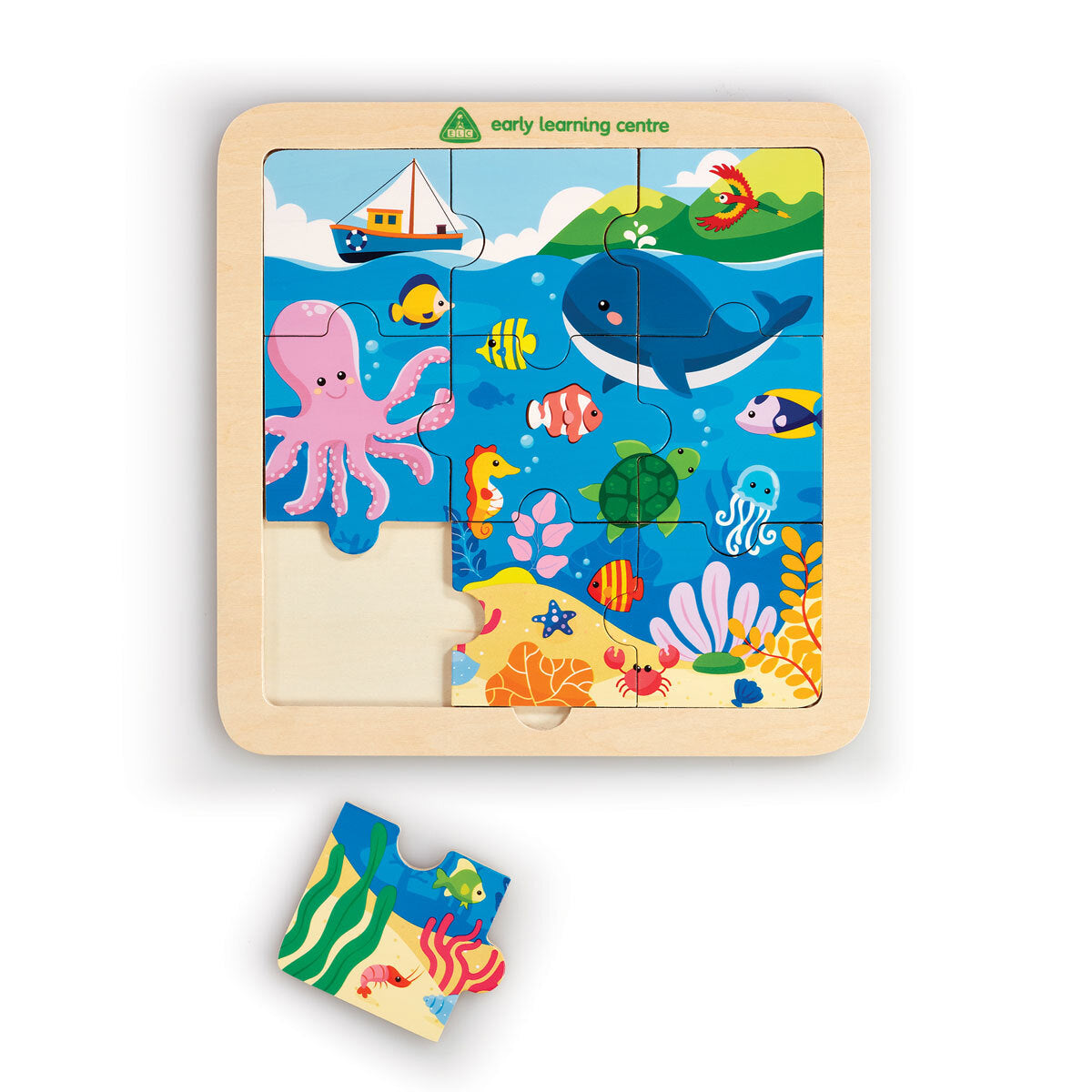 Early Learning Centre Wooden Under the Sea Puzzle – The Entertainer Pakistan