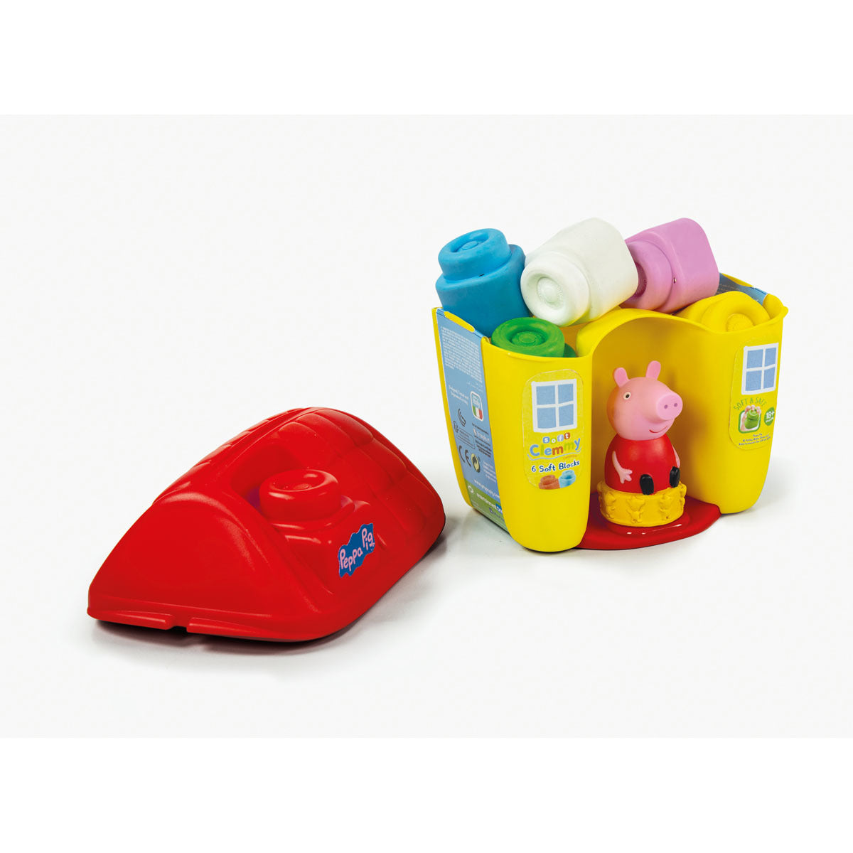 Soft Clemmy - Peppa Pig Bucket House With Soft Blocks