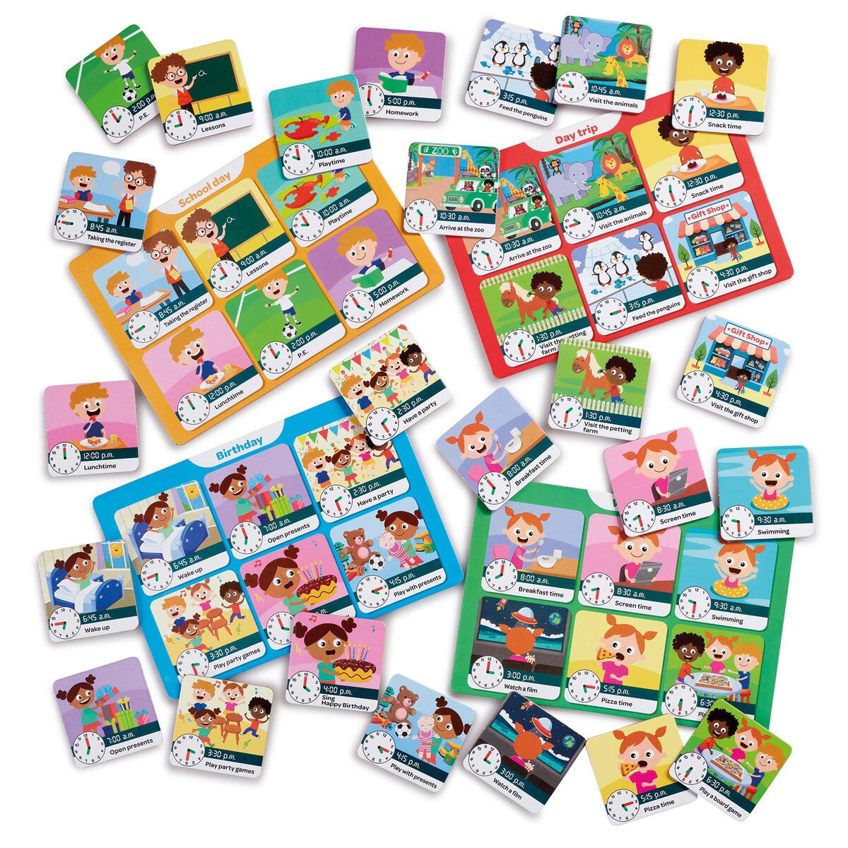 Addo Games Whats the Time? Lotto Card Game