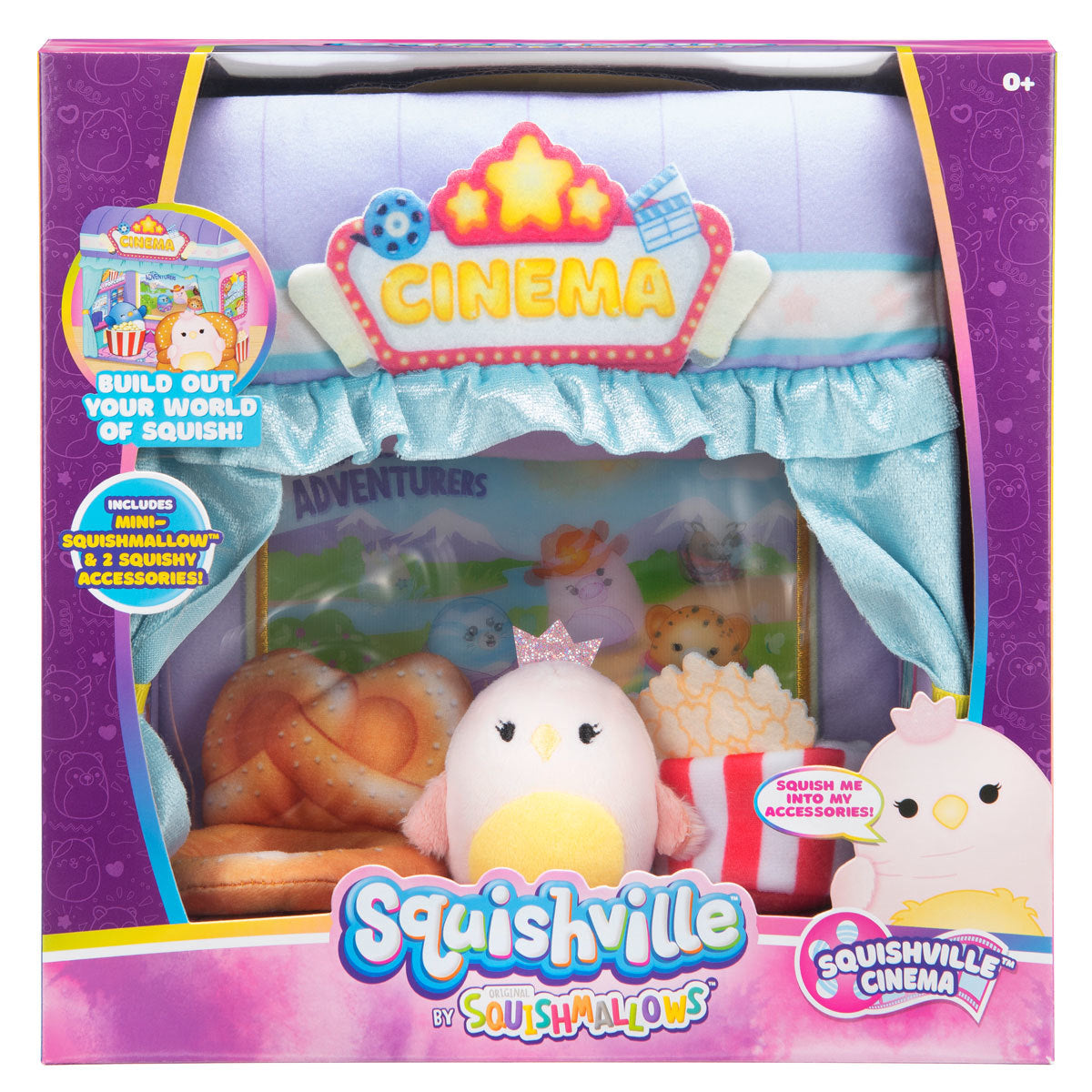 Squishville Mini-Squishmallow Play Scene - Cinema