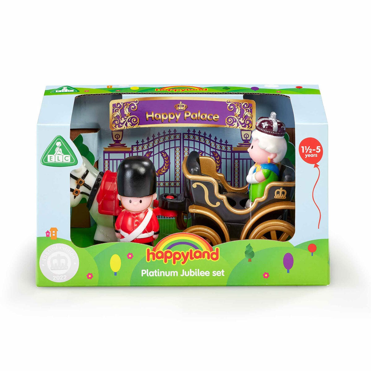 Happyland Platinum Jubilee Carriage and Queen Figure Set