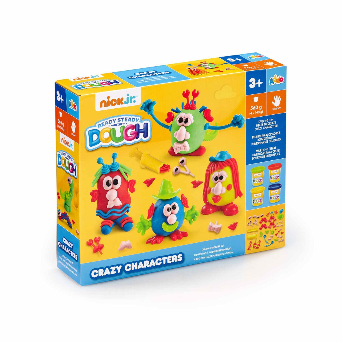 Nick Jr. Ready Steady Dough Crazy Characters Playset
