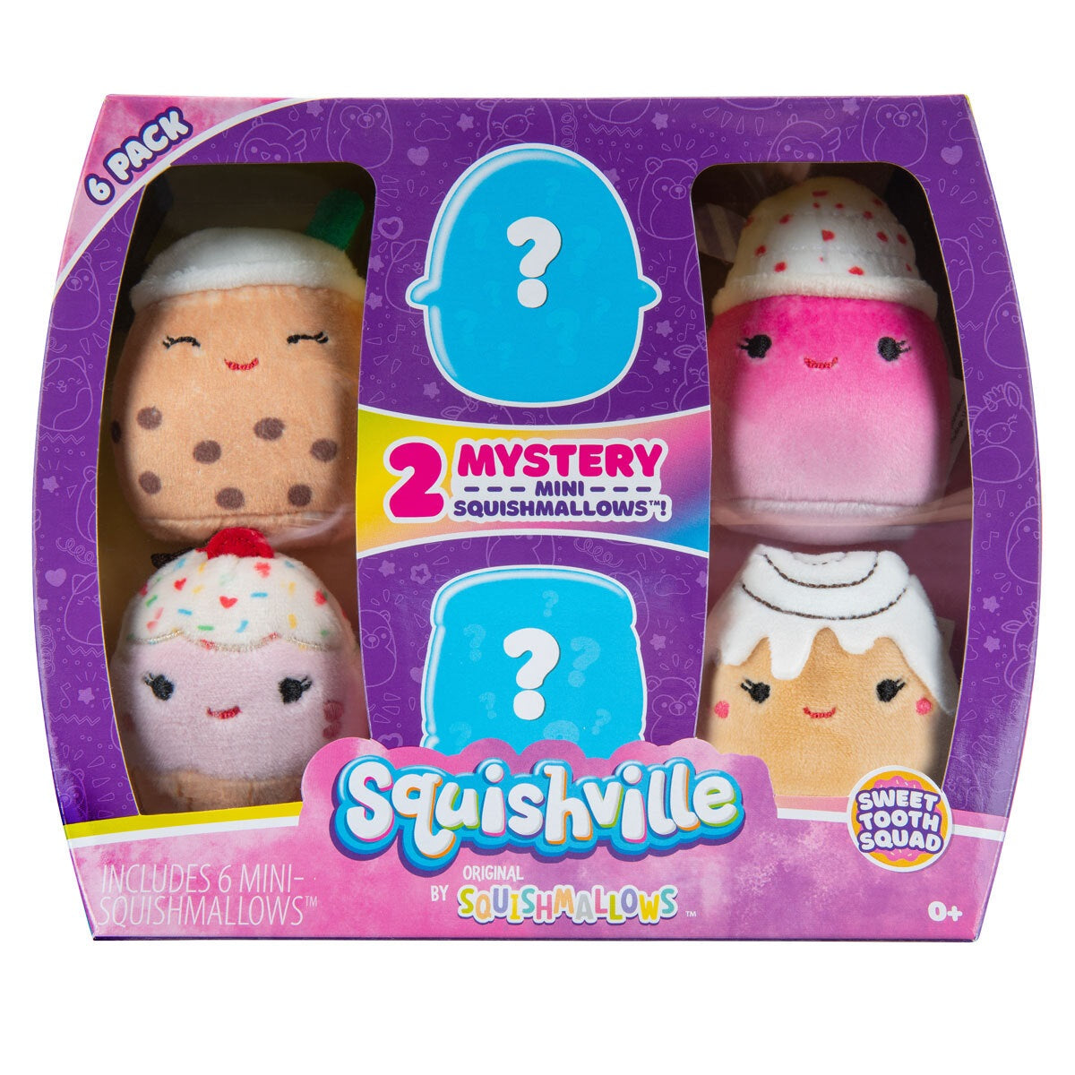 Squishville 2' Mini Squishmallows 6 Pack - Sweet Tooth Squad