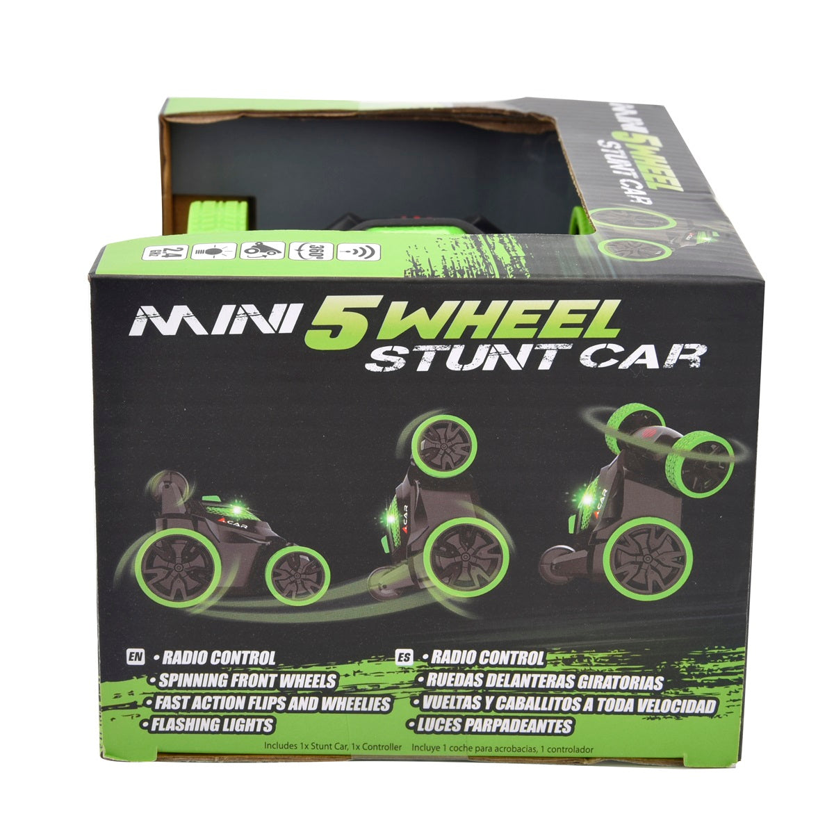 Remote Control Mini 5 Wheel Stunt Car