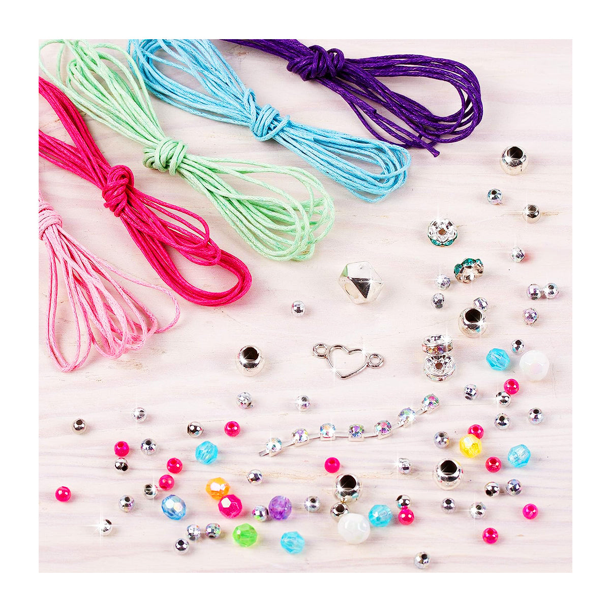 Make It Real Sparkly Rainbow Bracelets Kit