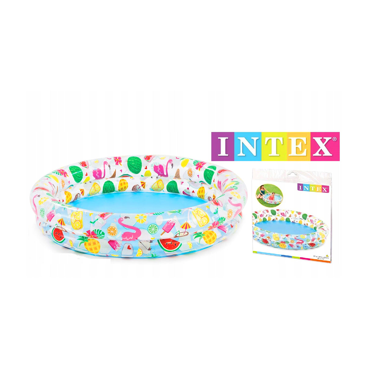 Intex - Fruity 2 Ring Pool