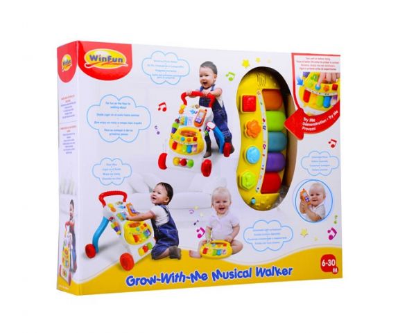 Winfun - Grow With Me Musical Walker