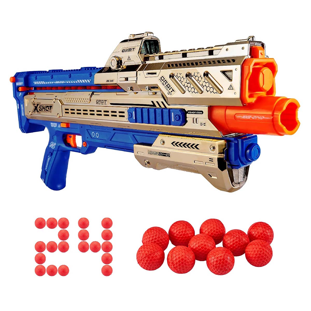 X-Shot Dart Ball Blaster - CHAOS - 30M Range