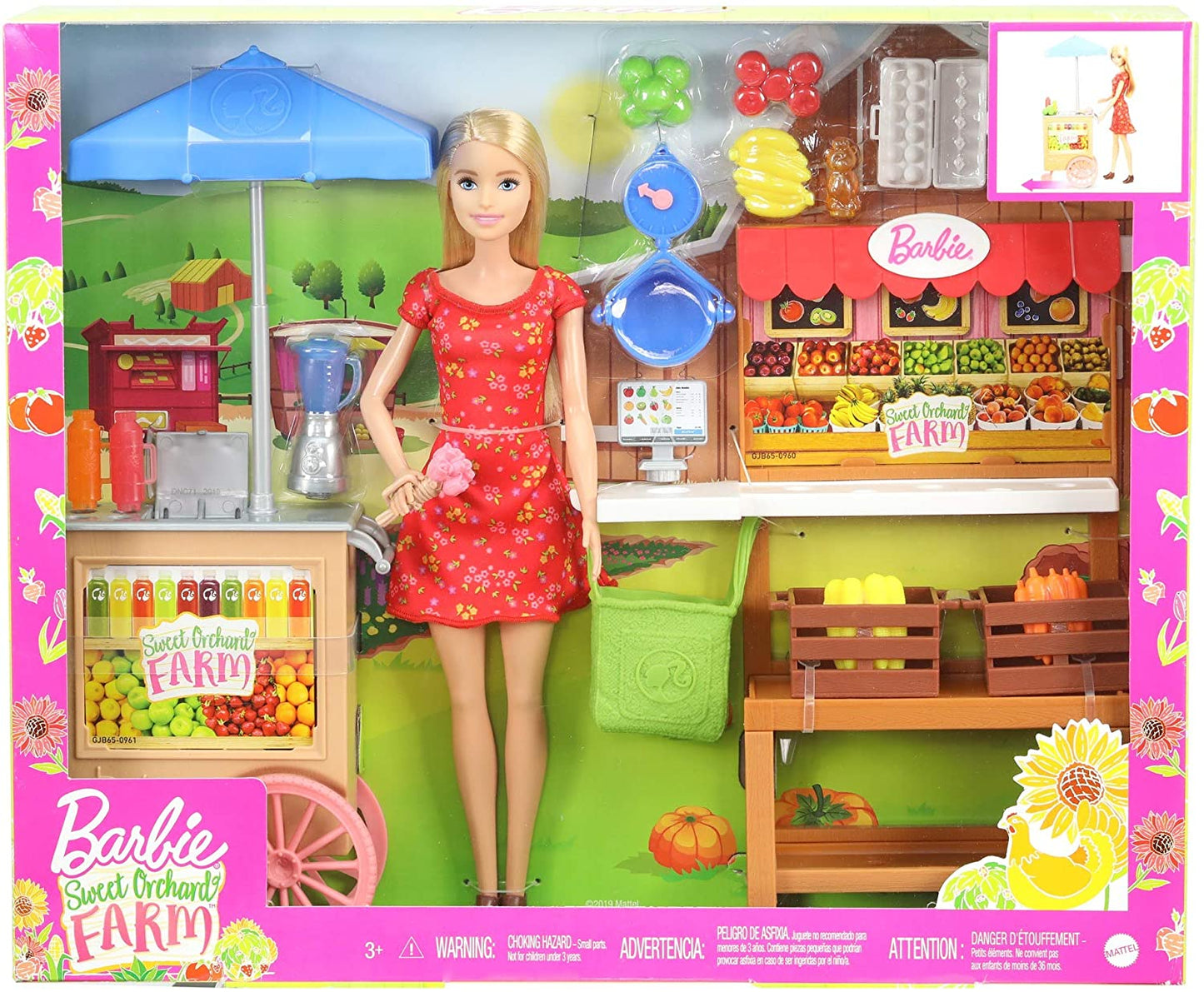 Barbie - Farm Market with Doll