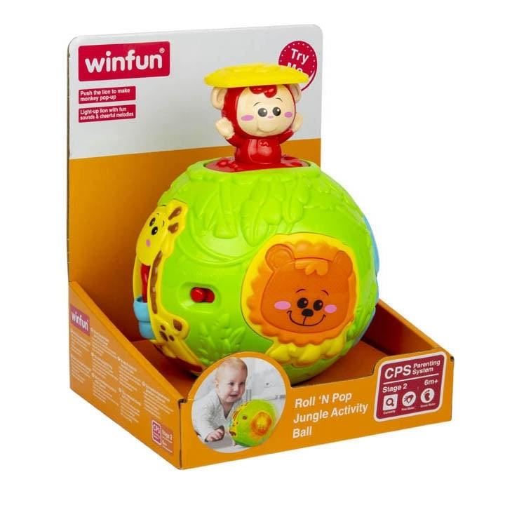 Winfun - Roll N Pop Jungle Activity Ball