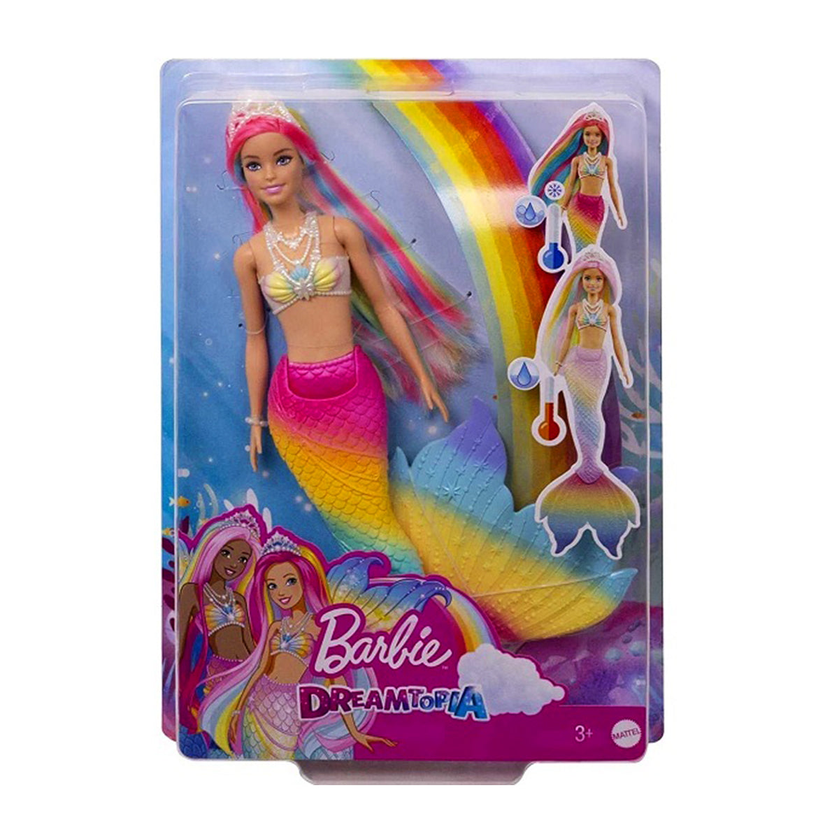 Mermaid Doll That Changes Color In Water Barbie Dreamtopia Color