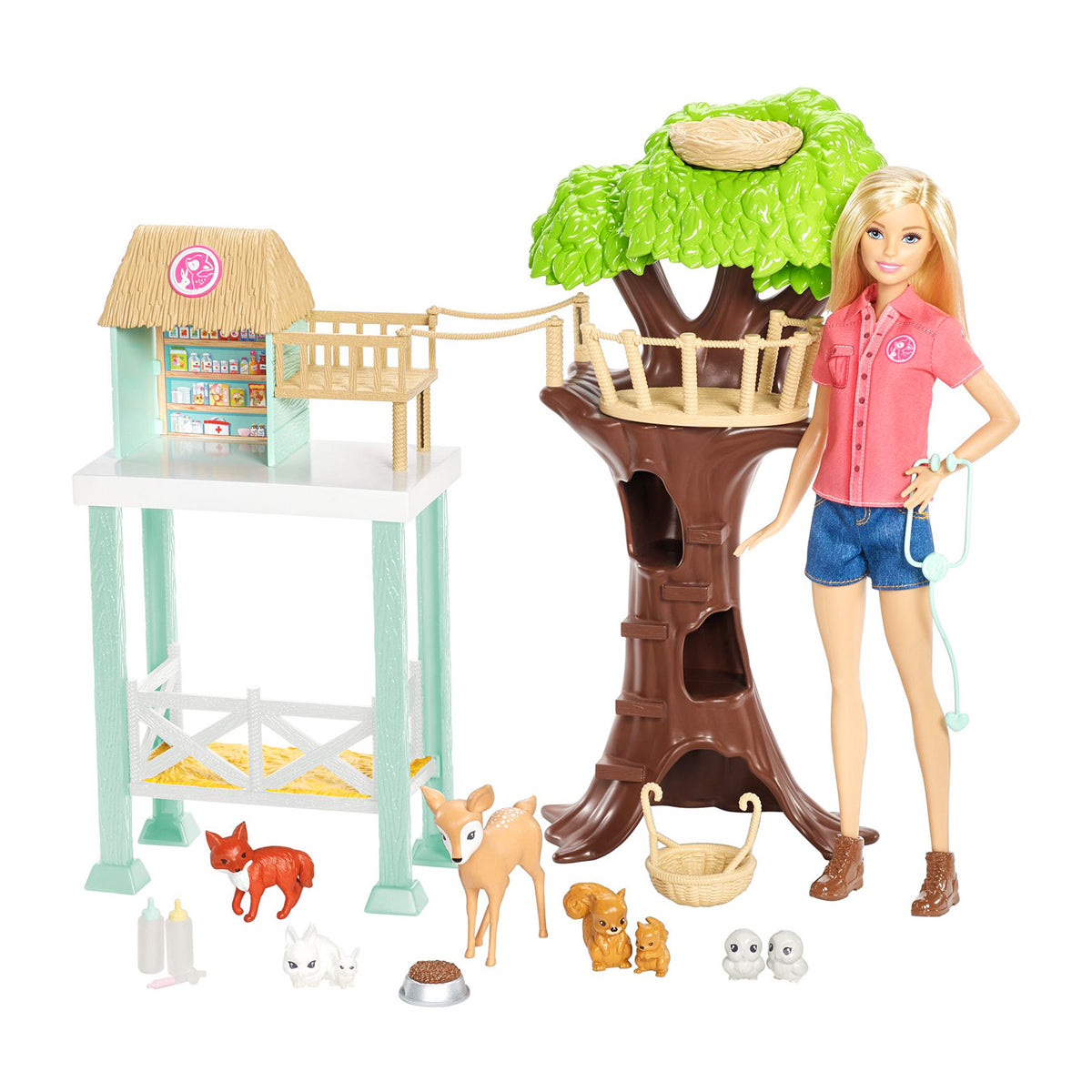 Barbie Animal Rescue Center Playset - FCP78