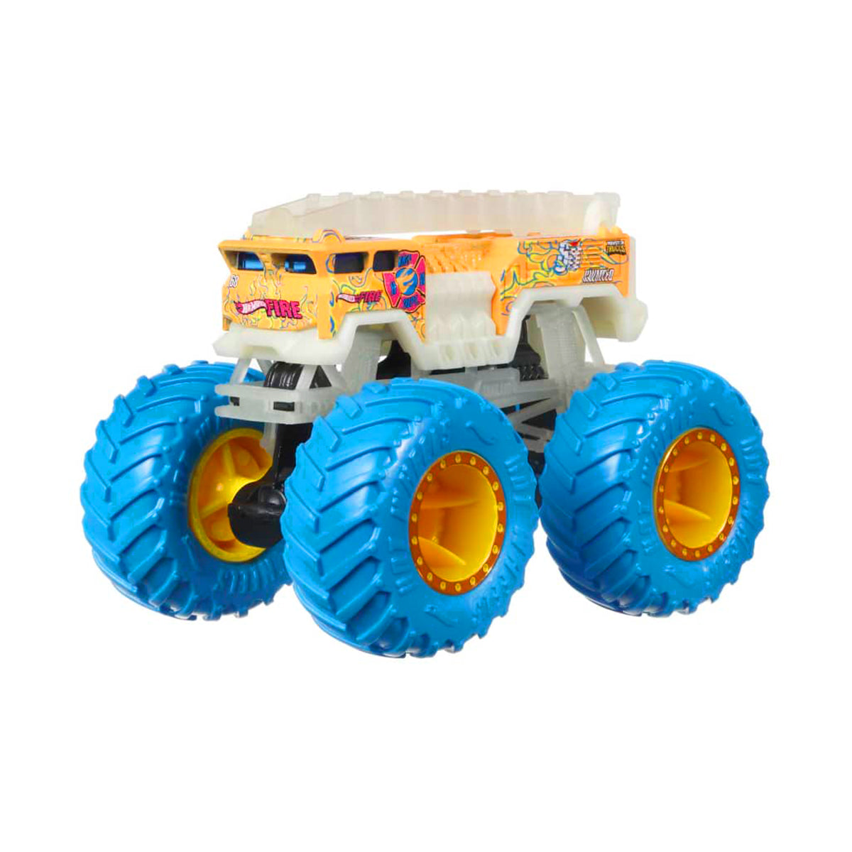 Hot Wheels - Monster Trucks Glow In The Dark 1:64 Scale