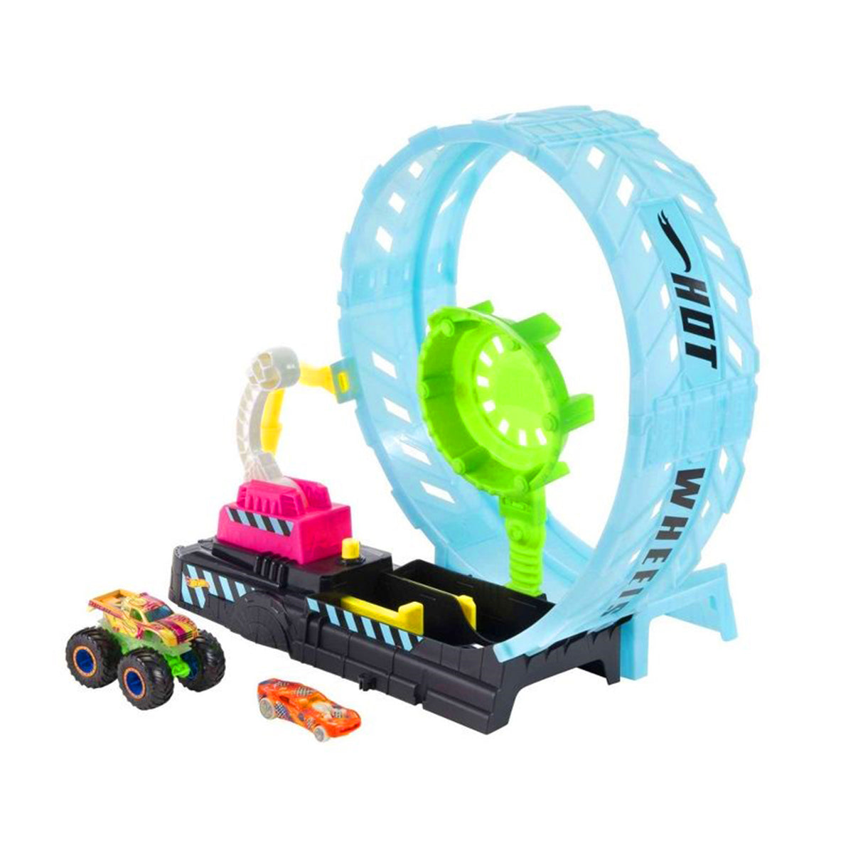 Hot Wheels - Monster Trucks Glow-In-The Dark Epic Loop Challenge Playset