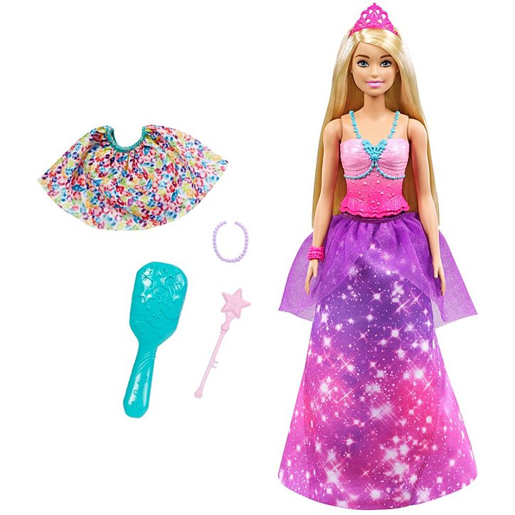Barbie Princess to Mermaid Fashion Transformation Doll – The