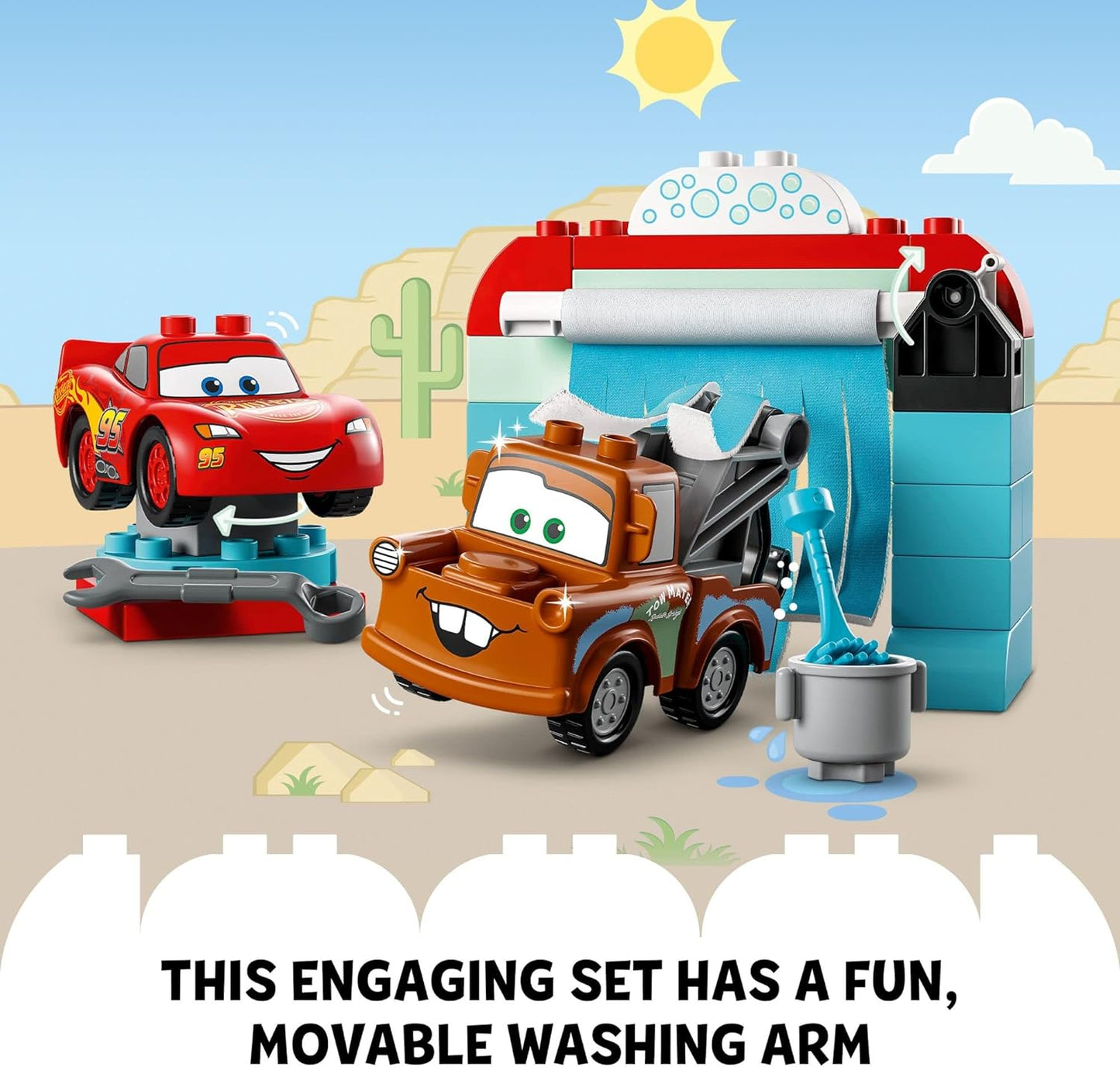 LEGO DUPLO - Lightning McQueen & Mater's Car Wash Fun 10996