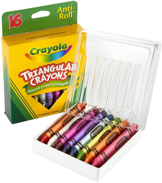 Crayola - 16 Triangular Crayons