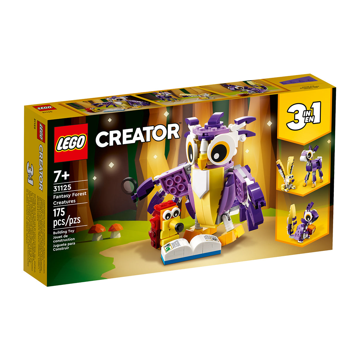 LEGO Creator 3 In 1 - Fantasy Forest Creatures 31125