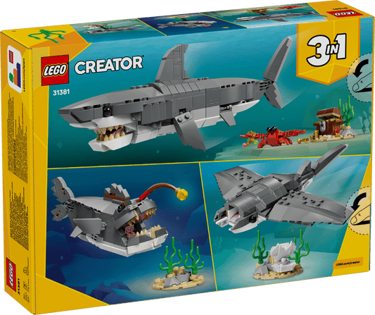 LEGO Creator | 31381 Fierce Shark with a Treasure Chest